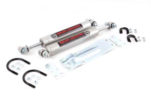 GMC K15/K1500 Suburban Steering Stabilizer - Rough Country - Dual - '73-'74